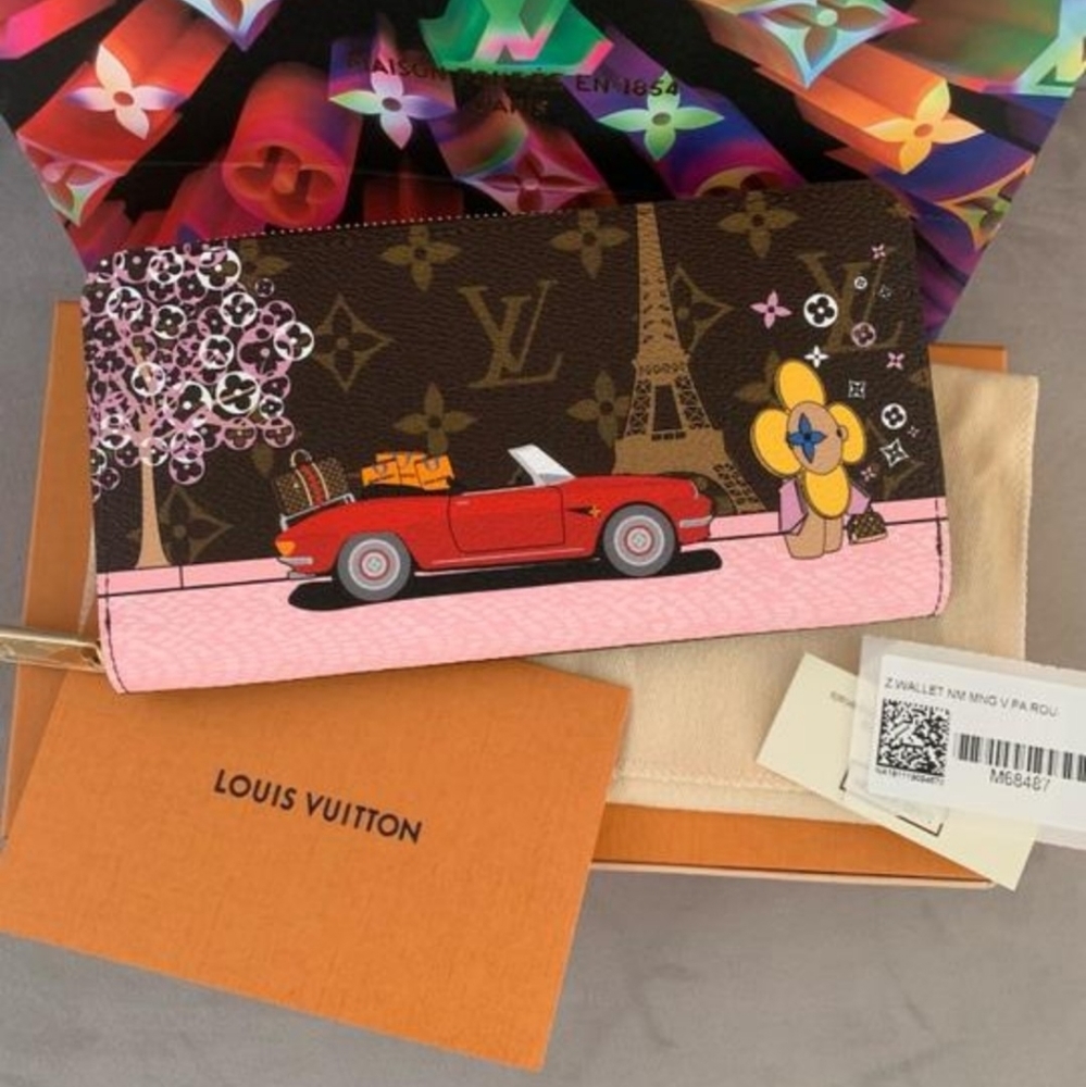 100% Louis Vuitton Zippy Wallet